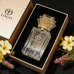 Venta al por mayor directa de fábrica: Botellas de perfume de vidrio en stock con tapas de vidrio de presión de 15 dientes, universales y de varios estilos, con MOQ bajo. - Product Image 2
