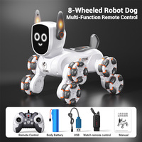 Grenz überschreitende neue achträdrige intelligente Stunt mechanische Hunde gesten sensor Fernbedienung Roboter Hund Kinder elektrisches Spielzeug
