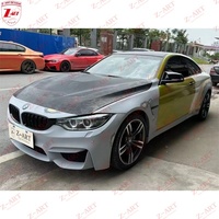 Kit de Carrocería Z-ART 2015-2019 1:1 M4 para BMW F32, Kit de Carrocería Ancha para BMW Serie 4 F32, Parachoques Delantero y Trasero + Faldones Laterales + Pasos de Rueda