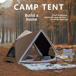 Carpa Triangular para Camping en <span class=keywords><strong>Playa</strong></span>, para las Cuatro Estaciones, Portátil, de Apertura Rápida, Automática, Sin Necesidad de Ensamblaje, de Tela Oxford - Product Image 4