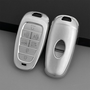 Funda de llavero de TPU de arena movediza plateada para Hyundai Elantra Sonata Kia Forte Optima Spectra Protector accesorios de funda de llave de coche - Product Image 6