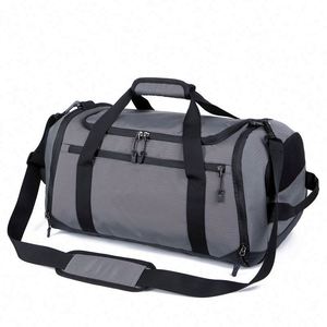 Muestra gratuita, venta al por mayor y al por menor, bolsas de fitness plegables y duraderas de tela Oxford para viajes diarios - Product Image 2
