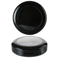 Boîtier cosmétique rond vide double couche en ABS D73*H20.5mm avec double miroir pour poudre compacte