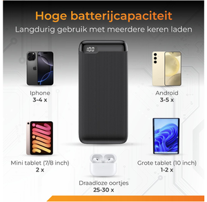 แบตเตอรี่สำรองพก<span class=keywords><strong>พา</strong></span>แบบบางเฉียบ ชาร์จเร็<span class=keywords><strong>ว</strong></span> สมาร์ท พร้อมพอร์ต USB คู่ ไมโคร USB  ความจุ 10000 มิลลิแอมป์  ตั<span class=keywords><strong>ว</strong></span>อย่างฟรี - Product Image 2