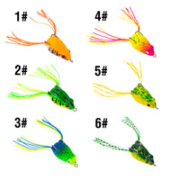 Leurre de pêche en plastique souple ABS de haute qualité, 4 cm, 6,5 g, avec double hameçon, pour la pêche en rivière, en lac et en ruisseau, promotions directes d'usine