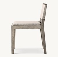 SELLE Français Minimaliste Art Déco Intérieur Cuisine Chêne Ensembles De Salle À Manger Style Américain Hôtel Restaurant Banquet Tissu Salle À Manger Côté Chaise