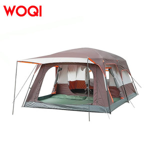 كابينة خيمة عائلية كبيرة الحجم من 12 شخص من WOQI بها 2 غرفة و3 أبواب خيمة تخييم ونزهات خارجية من طبقة مزدوجة - Product Image 4
