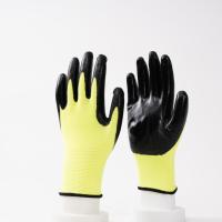 Gants de protection du travail en polyester 15 jauges, palme renforcée en nitrile, lavables