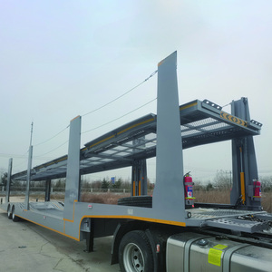 Semi-remorque porte-voitures Laoli 6 ou 8 voitures, 2 essieux, haute capacité 25-30T, avec suspension pneumatique et train d'atterrissage JOST - Product Image 1