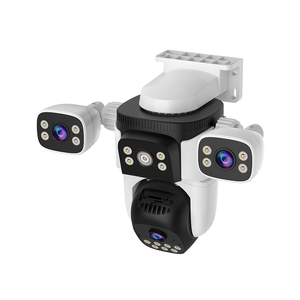 Top bán hàng cs621sr ba ống kính 9mp wifi tự động theo dõi con người không dây CCTV ngoài trời bảo vệ an ninh 360 độ PTZ máy ảnh - Product Image 2
