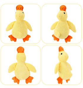 Juguetes Para Mascotas Squeaky Suede Cartoon Pet Plush Chew Toys Teeth Cleaning Interactive with Sound <b>Speaker</b> Wholesale - Product Image 6