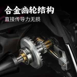 Carrete de pesca metálico con manivela CNC y agarre de EVA para aparejos de pesca - Product Image 5