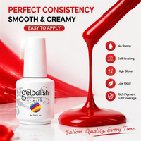 Vernis à ongles liquide UV sans HEMA 15 ml, 440 couleurs, non toxique, écologique, longue tenue, vernis à ongles de luxe de créateur
