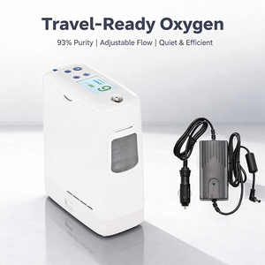 Draagbare zuurstofconcentrator met pulsflow en <span class=keywords><strong>1</strong></span> tot 6 instellingen - Product Image 2