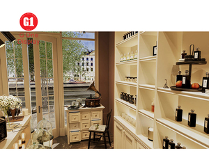 ออกแบบตกแต่งภายในร้านน้ำหอมแบบกำหนดเอง ชั้นวางแสดงเครื่องสำอางที่ทันสมัย อุปกรณ์จัดแสดงร้านน้ำหอมแบบกำหนดเอง - Product Image 3