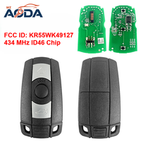 Llave Inteligente de 3 Botones para Auto BMW KR55WK49127 434MHz con Chip ID46, Llave Remota para Vehículo