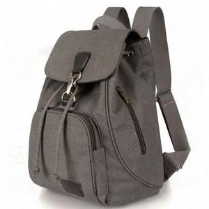 Outdoor Rucksack Teenager Cotton <b>Backpack</b> Fashion <b>Anti</b> <b>Theft</b> Canvas <b>Backpack</b> Retro Schoolbag - Product Image 6