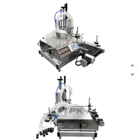 Machine automatique à pompe péristaltique à 10 têtes pour le remplissage de liquides (ampoules, sérums, parfums, flacons oraux, boissons, huiles, lait en sachets)