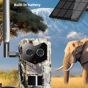 Caméra de surveillance de chasse avec vision nocturne, enregistrement automatique, panneau solaire extérieur, étanche, 2MP - Product Image 3