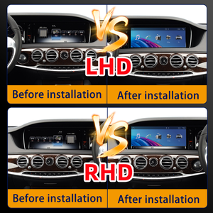 Autoradio GPS multimédia Linux OS pour Mercedes Benz Classe S W222 W221 avec Carplay, caméra de recul intégrée et lecteur MP3 - Product Image 3