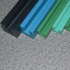 Machining plastic guide rail for packing machine