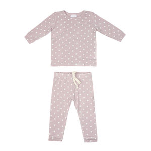 Pyjamas pour enfants personnalisés en modal, pyjamas écologiques pour garçons, vêtements de nuit pour enfants, ensemble de vêtements de détente en jersey pour enfants - Product Image 4