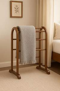 Legno all'ingrosso portasciugamani portasciugamani in legno - Product Image 4