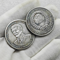 Pièces commémoratives de style antique, portrait de Chervontsev Staline, 2013, 10 pièces, cadeaux, décoration de la maison