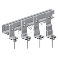 Support solaire en L pour panneaux photovoltaïques, prix d'usine en gros, différentes hauteurs, structure en L pour panneaux photovoltaïques, montage sur toit plat |   Panneau d'art