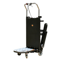 Chariot à main électrique robuste pour monter les escaliers avec batterie 48V 12AH pour la livraison d'appareils électroménagers