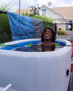 Sauna portable et bain <span class=keywords><strong>de</strong></span> glace Baignoires <span class=keywords><strong>de</strong></span> <span class=keywords><strong>jacuzzi</strong></span> intérieures DWF Baignoire <span class=keywords><strong>de</strong></span> glace pliable portable <span class=keywords><strong>pour</strong></span> athlètes - Product Image 6