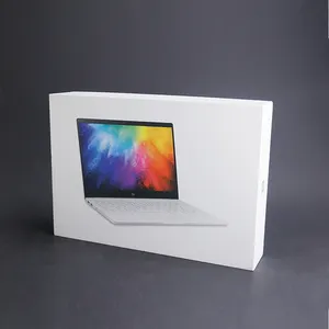 定制白色瓦楞纸板迷你电子笔记本Ipad平板礼品包装盒