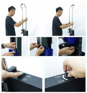 स्टॉक में लंबे समय तक काम करने वाली सीढ़ी इलेक्ट्रिक ट्राली इलेक्ट्रिक हैंड कार्ट 2 पहिया सीढ़ियों से नीचे चढ़ रहा है - Product Image 6