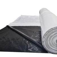 Tissu occultant en HDPE pour serre, couverture pour volailles avec stabilisateur UV, matériau d'occlusion noir/blanc pour l'ombrage des champignons en hydroponie