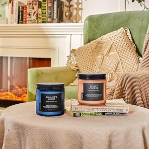 Customized <b>large</b>-capacity home decor items, bedroom ornaments, gift glass containers, plant-based soy wax scented <b>candles</b>. - Product Image 2