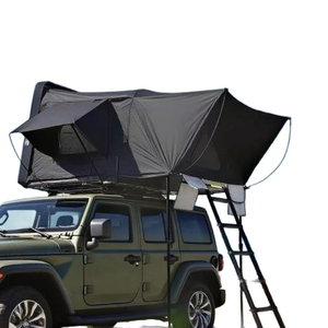 Tente de toit pour SUV 2 personnes de haute qualité, coque rigide en ABS, poteaux en aluminium, type à armature droite, imperméable quatre saisons - Product Image 3