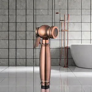 PINEBAY2024高品質の壁掛け式セルフクリーニングビデ噴霧器バスルーム真鍮ビデ蛇口シャワー女性赤いトイレShattaf