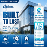 Adhésif de scellement transparent en polymère MS anti-moisissure, colle cristalline pour briques, pour la décoration architecturale domestique