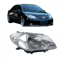 Phare de voiture H4, faisceau haut et bas, semi-assemblé, coque de phare avant 81170-0D180 81130-0D180 pour Toyota Vios Yaris Berline 06-07