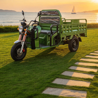 Tricycle électrique certifié CEE, capacité de charge de 585 kg, caisse de chargement de 1600 mm, autonomie de 60 à 80 km, tricycle électrique homologué pour l'Europe, autonomie de 45 km