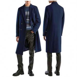 Manteau trench double-boutonnage pour <span class=keywords><strong>homme</strong></span>, nouvelle collection printemps-automne, veste élégante et tendance, style <span class=keywords><strong>anglais</strong></span>, long pardessus pour <span class=keywords><strong>homme</strong></span> - Product Image 1