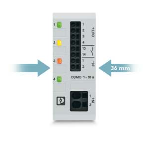 MT-Phoenix Contact CBMC E4 24DC/1-4A NO 2906031 เบรกเกอร์วงจรอิเล็กทรอนิกส์ 4 ช่องปรับได้ 24DC สำหรับติดตั้งบนราง DIN - Product Image 5