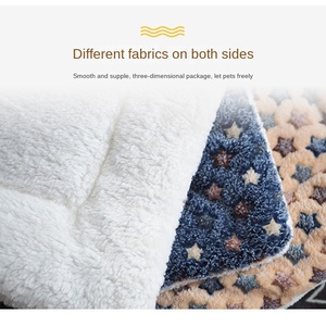 <strong>Dog</strong> <strong>Bed</strong> Thickened Mat Pet Cat Soft Fleece Pad <strong>Blanket</strong> Mat Cushion Home Washable Rug Keep Warm Pet Supplies - Product Image 4