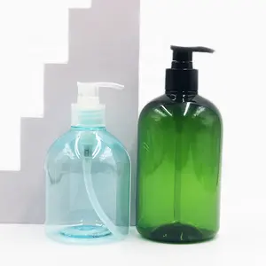 फैक्टरी खाली शैम्पू शॉवर जेल बोतल प्लास्टिक स्पष्ट पीईटी 500 ml 600ML झाग धोने का साबुन हाथ प्रक्षालक पंप बोतल के साथ पंप