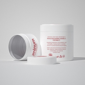 Luxury Aluminum Tin Canisters for Gummies & Supplements High-End Empty Metal Packaging Jars - Product Image 3