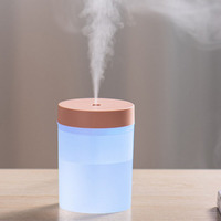Mini purificateur d'air d'humidification silencieuse de veilleuse colorée en gros