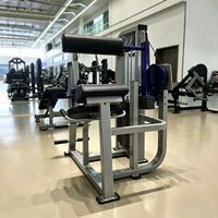 Kpeakfit Appareil de musculation professionnel à charges guidées pour l'extension dorsale, réglable, pour la musculation et le renforcement corporel en salle de sport