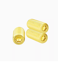 Din913 Din916 vis de réglage en laiton vis de réglage à six pans creux M2 M2.5 M3 M4 M5 M6 M8 M10