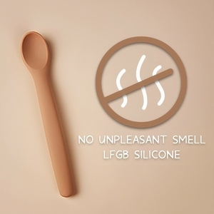 Dishwasher Easy Grip Bendable Multifunction Baby Food Silicone <strong>Spoon</strong>