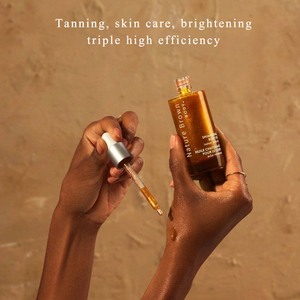 Gouttes de bronzage d'huile de bronzage brillantes sans soleil végétaliennes naturelles organiques végétaliennes de couleur personnalisable faux bronze - Product Image 5